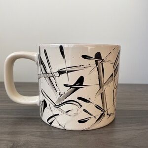 Hand Painted Abstract Designed Mug